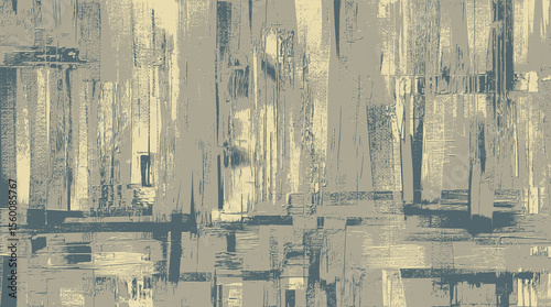 Art backdrop, painting on canvas. Dirty oil, acrylic painted art, vector texture. Abstract grungy background