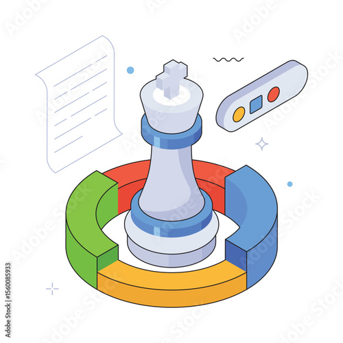 Game condom Vector Isometric Illustration. EPS 10 file