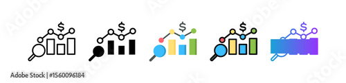 Market Analysis multiple icon