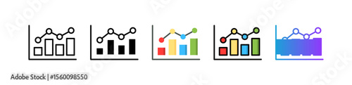 Statistics multiple icon