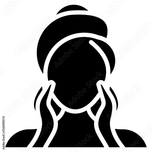 Skin Care glyph icon