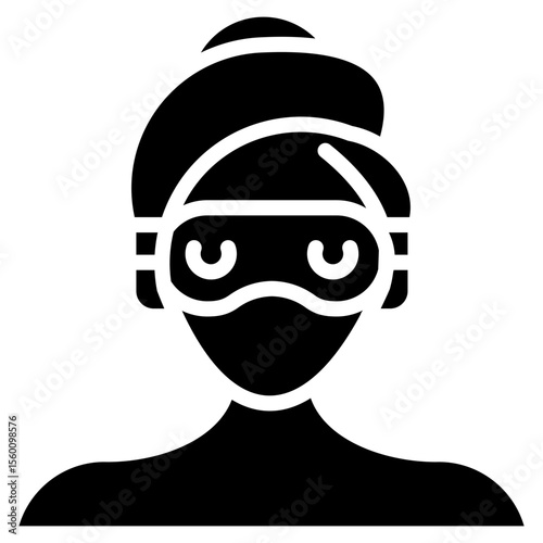 Sleep Mask glyph icon