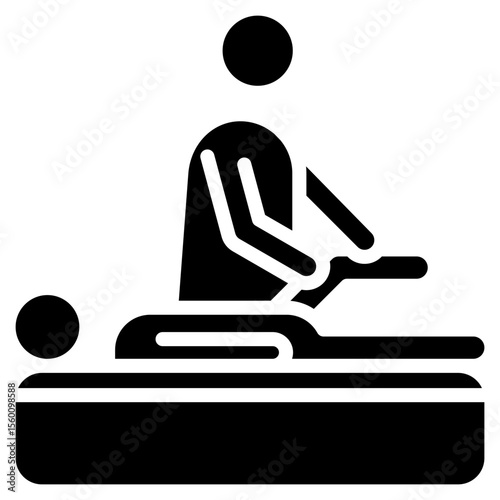 Therapy Session glyph icon