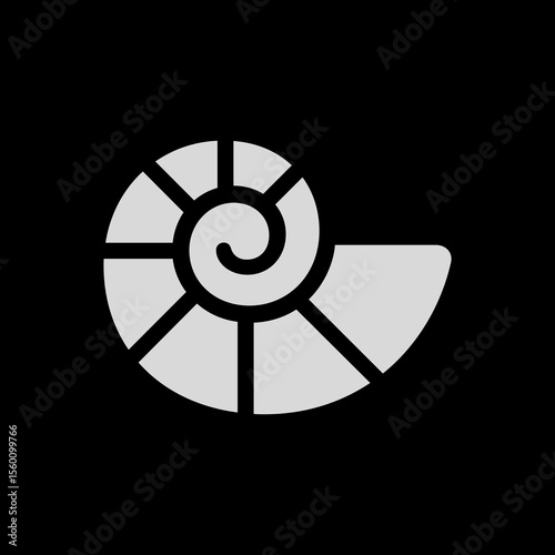 Fossil Shell Filled Icon