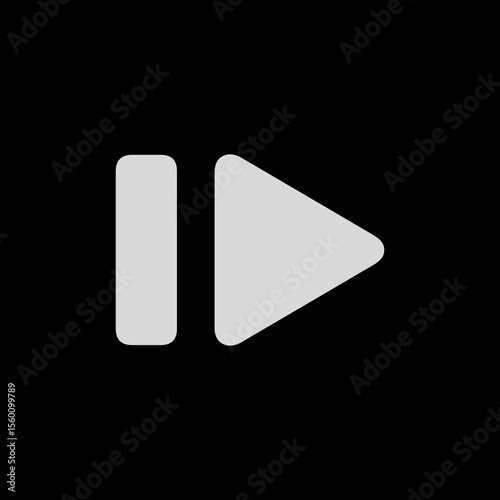 Forward Frame Filled Icon