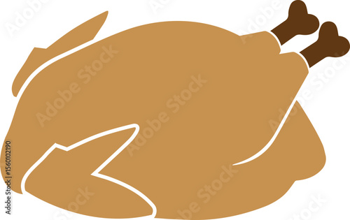 Roasted Whole Turkey - Thanksgiving & Holiday Dinner Icon