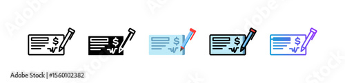 Cheque multiple icon
