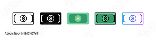Dollar multiple icon