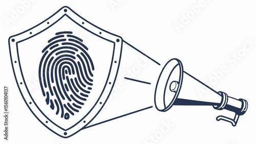 Fingerprint security shield identity protection authentication access control system secure access identification