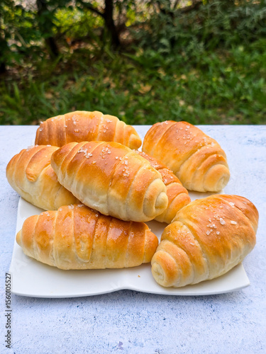 shio Pan or Japanese sea salt butter bread rolls