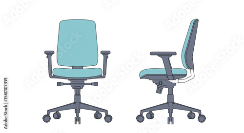 Ergonomic Office Chair Provides Essential Support Promoting Comfort and Productivity in Workspaces