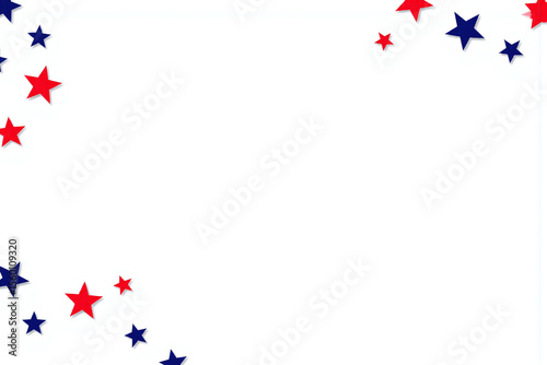 red white and blue american flag with stars on it