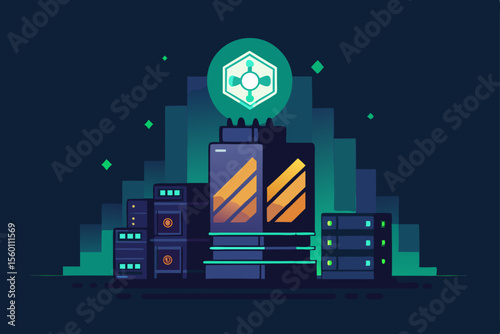 abstract city background