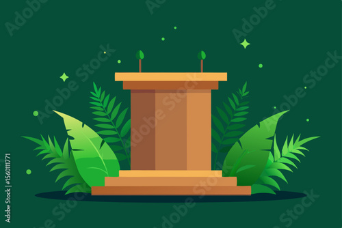 vector illustration of a column