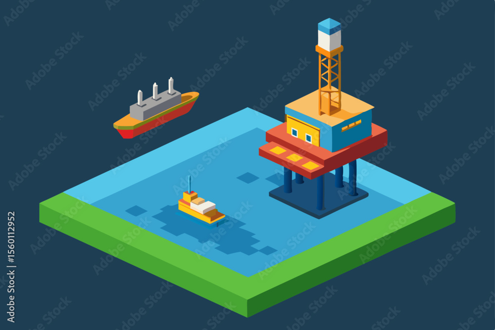 Obraz premium oil industry and gas industry