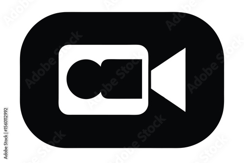 camera icon. video camera symbol. 