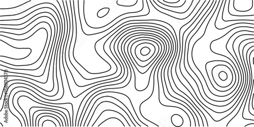 White wave paper curved reliefs abstract background. Vector geographic contour map, Abstract topographic contours map background, Topography map background. 