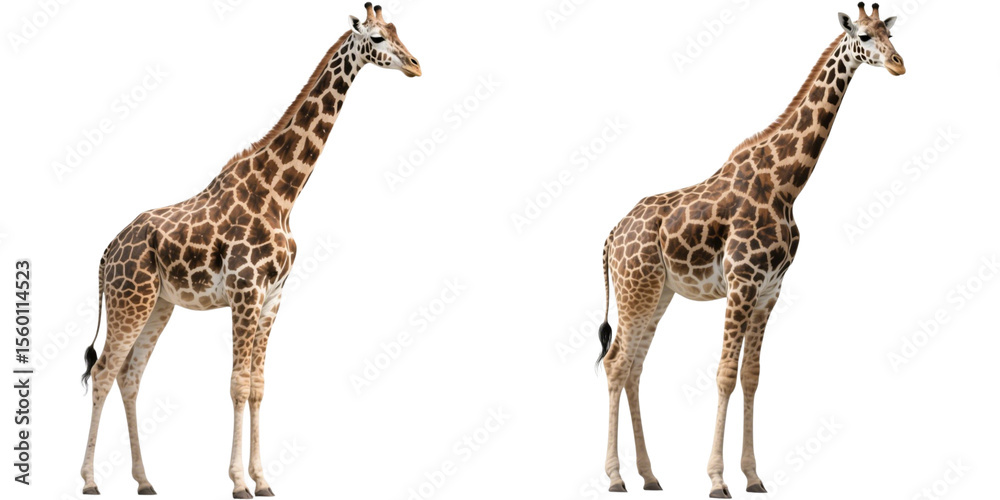 Naklejka premium キリン イラスト 素材