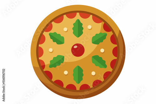 Christmas cards, winter recipe books, seasonal packaging, and digital or print projects related to Christmas baking or sweets.