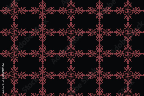 A pattern of cordovan and black squares image made by adobe illustrator