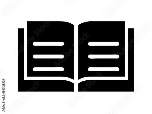 Open book with graduation cap, symbolizing academic success. A stylized illustration of an open book, resting on a surface, with a graduation cap placed atop and tassel hanging. 
