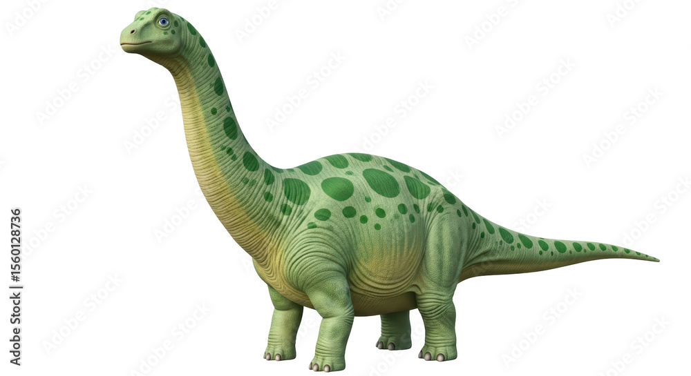 Obraz premium Isolated Brachiosaurus Dinosaur