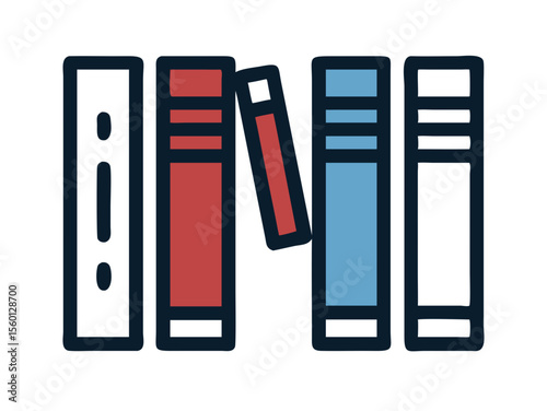 Open book with graduation cap, symbolizing academic success. A stylized illustration of an open book, resting on a surface, with a graduation cap placed atop and tassel hanging. 