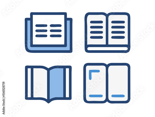 Open book with graduation cap, symbolizing academic success. A stylized illustration of an open book, resting on a surface, with a graduation cap placed atop and tassel hanging. 