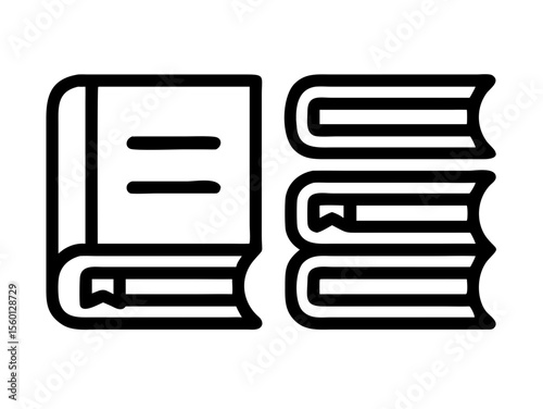 Open book with graduation cap, symbolizing academic success. A stylized illustration of an open book, resting on a surface, with a graduation cap placed atop and tassel hanging. 