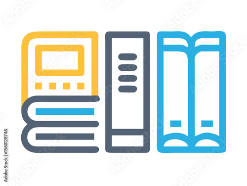 Open book with graduation cap, symbolizing academic success. A stylized illustration of an open book, resting on a surface, with a graduation cap placed atop and tassel hanging. 