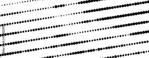 Black and white halftone texture. Abstract monochrome background