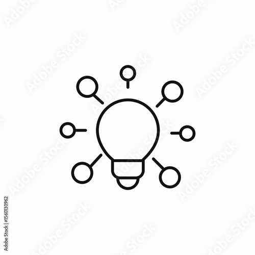 idea net icon sign vector