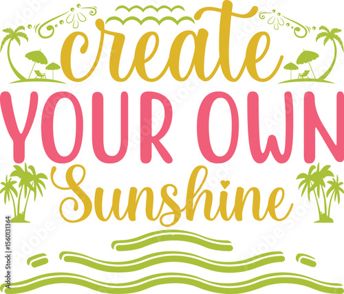 beach life, summer svg design