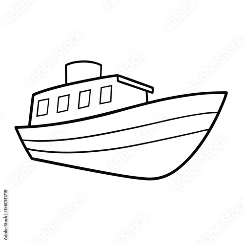 Boat Coloring Page for Kids – Fun and Easy Nautical Adventure