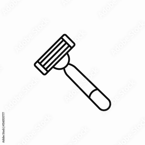 razor shave icon sign vector