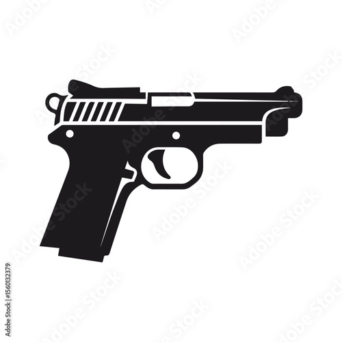 Sniper rifle vector illustration