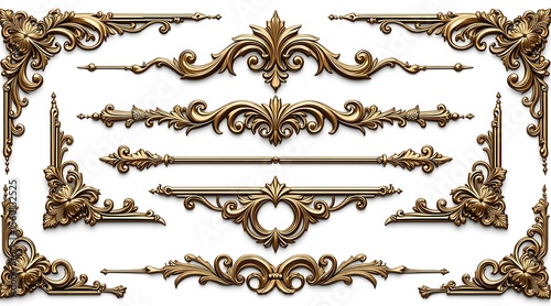 Ornate decorative border design
