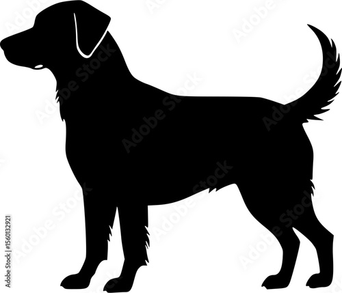dog silhouette vector