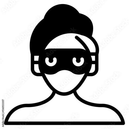 Sleep Mask outline mixed icon