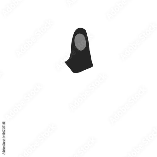 silhouette of a woman