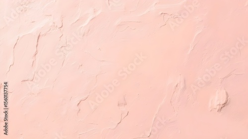 Light Pink Clay Wall Texture Setting with a Palette Knife photo