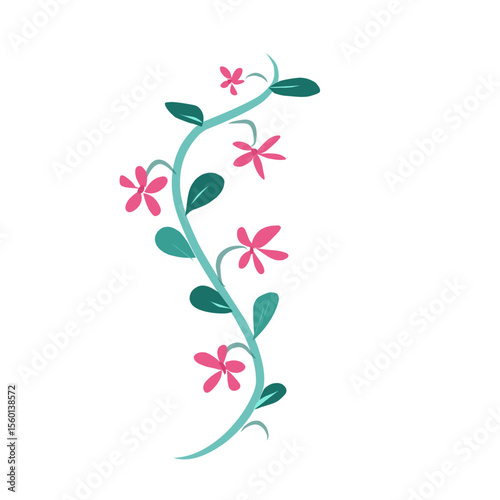 pink floral background