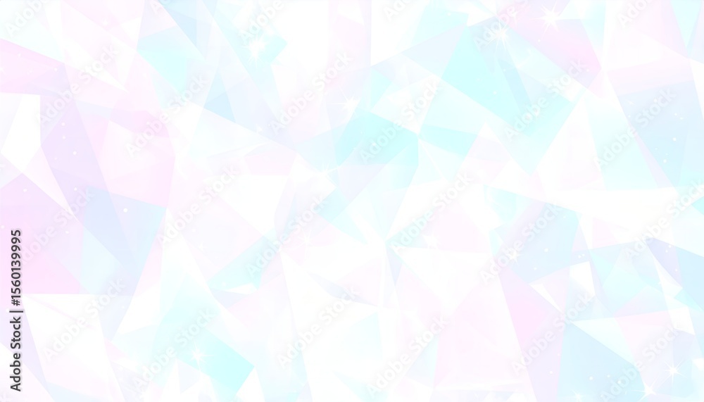 Obraz premium Abstract pastel geometric shapes creating a soft, ethereal and textured background.