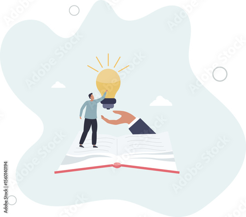 Knowledge or education, study or learning new skill, creativity or idea, reading book for inspiration, discover solution or literature, wisdom concept. character life .