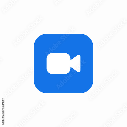 communication videocam icon sign vector