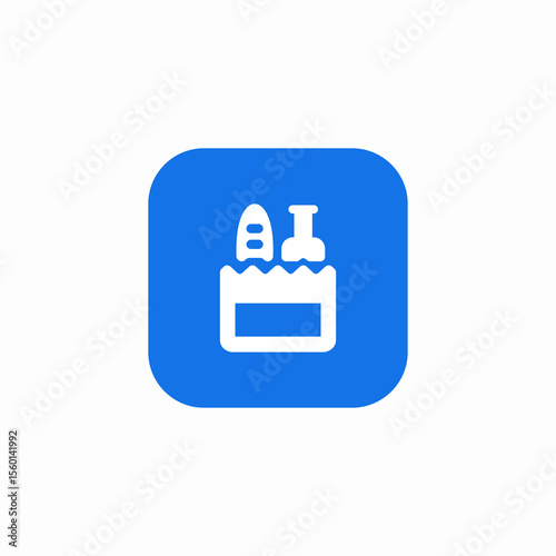 grocery list icon sign vector