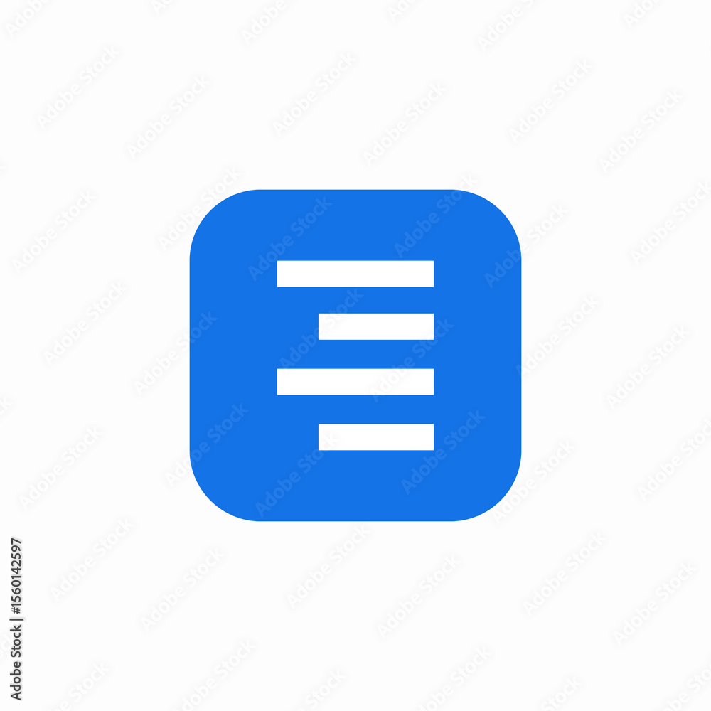 right align text icon sign vector right align text icon sign vector