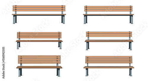 A Range of Stylish and Comfortable Benches for Public Parks and Urban Spaces