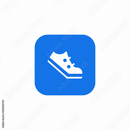 step shoe foot icon sign vector