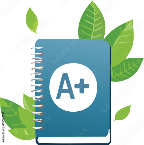Ambitious Notebook Dreaming of an A+ on Its Pages
